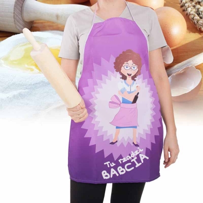 FARTUSZEK KUCHENNY - TU RZĄDZI BABCIA