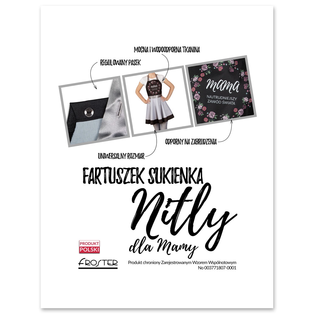 NITLY DLA MAMY - FARTUSZEK SUKIENKA
