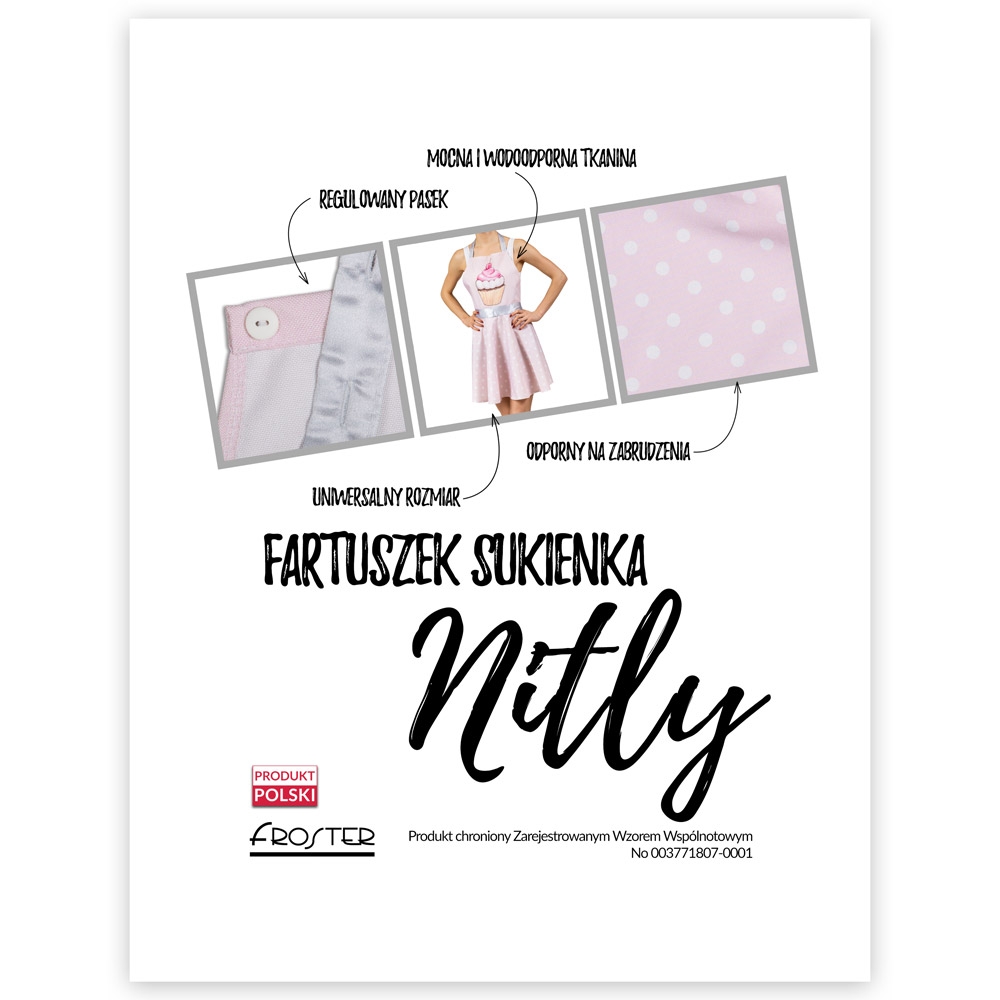 FARTUSZEK SUKIENKA DLA NIEJ - NITLY FOLK
