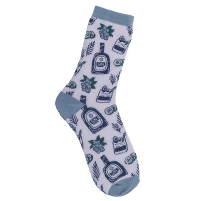 Zestaw Prezentowy - Szklanka i Skarpetki z Motywem Alkoholu - GIN