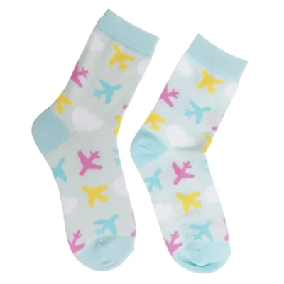 Skarpetki w Samoloty - Prezent dla Pilota, Stewardessy, Podróżnika - rozmiar 36-42