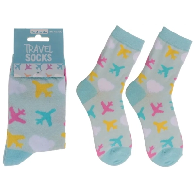 Skarpetki w Samoloty - Prezent dla Pilota, Stewardessy, Podróżnika - rozmiar 36-42