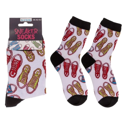 Skarpetki w Trampki - Kolorowy i Zabawny Design - rozmiar 36-42