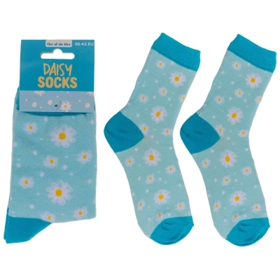 Skarpetki w Stokrotki - Prezent dla Dziewczyny - rozmiar 36-42
