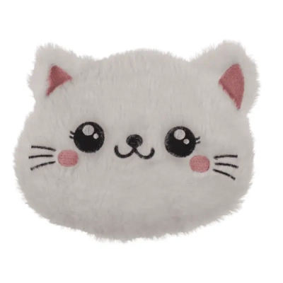 Pluszowy Ogrzewacz Kotek - Uroczy Termofor do Podgrzania w Mikrofalówce