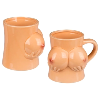 Ceramiczny Kubek Piersi 350 ml - Prezent dla Chłopaka