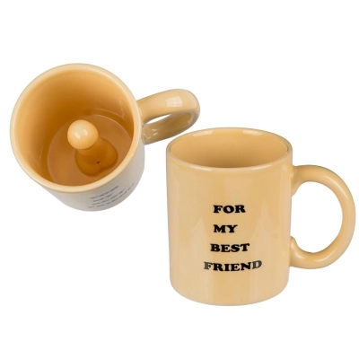 Śmieszny Kubek „For My Best Friend” – Penis W Środku, Idealny Na Babski Wieczór