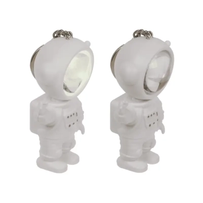 Brelok Astronauta z Efektem Zachodu Słońca - Kosmiczna Mini Lampa