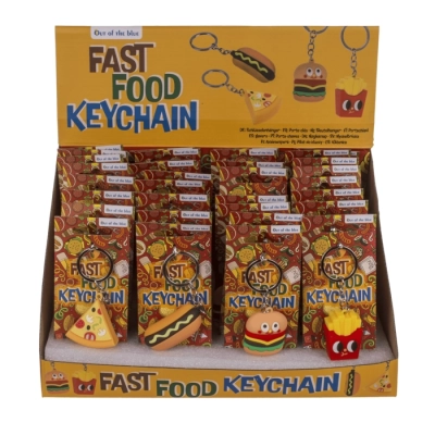 Brelok Fast Food - 4 Wzory
