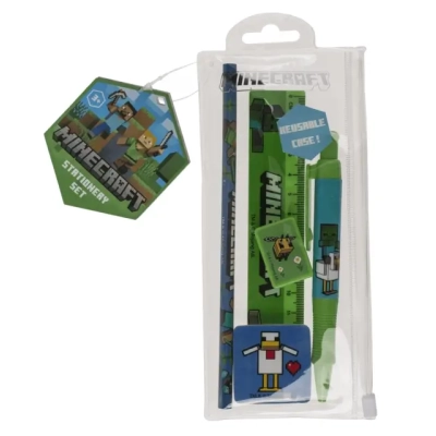 Zestaw Przyborów Szkolnych – MINECRAFT w Twoim Piórniku