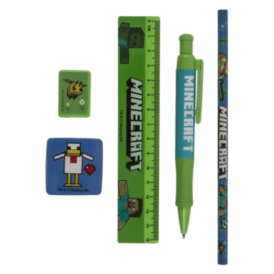 Zestaw Przyborów Szkolnych – MINECRAFT w Twoim Piórniku