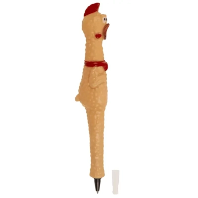 Śmieszny Długopis Ucznia - Głośny, Krzyczący Kurczak