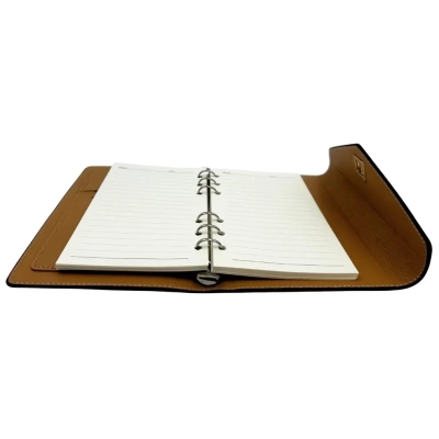 Elegancki Zestaw Upominkowy - Skórzany Notes z Długopisem w Pudełku Prezentowym