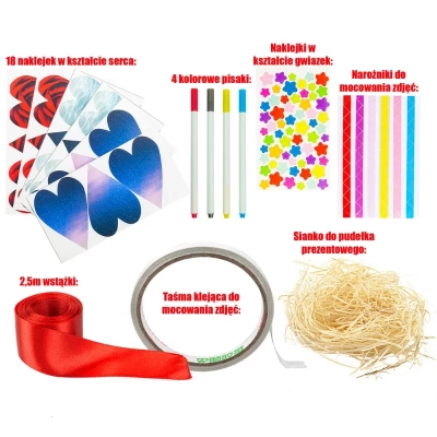 Wysokie Pudełko Niespodzianka - BIAŁY BOX