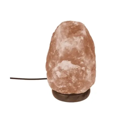 Lampa Solna LED z Kolorowym Podświetleniem - Naturalny Kryształ Solny