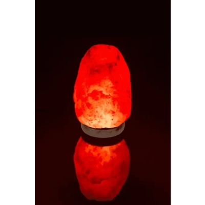 Lampa Solna LED z Kolorowym Podświetleniem - Naturalny Kryształ Solny