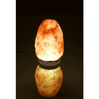 Lampa Solna LED z Kolorowym Podświetleniem - Naturalny Kryształ Solny