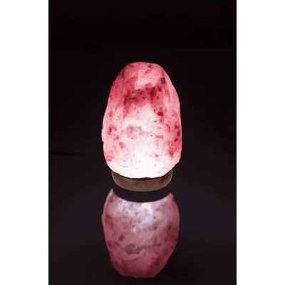 Lampa Solna LED z Kolorowym Podświetleniem - Naturalny Kryształ Solny