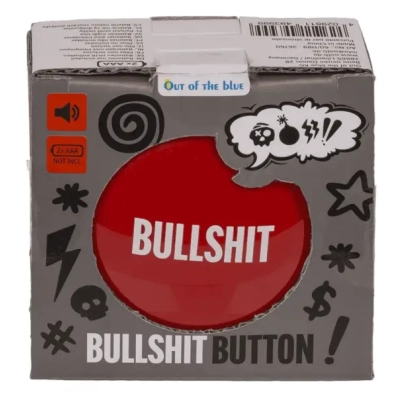 Bullshit Button - Śmieszny Czerwony Przycisk Guzik z Dźwiękiem
