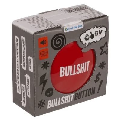 Bullshit Button - Śmieszny Czerwony Przycisk Guzik z Dźwiękiem