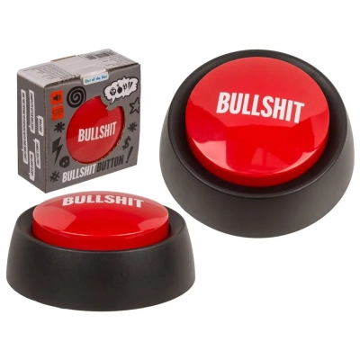 Bullshit Button - Śmieszny Czerwony Przycisk Guzik z Dźwiękiem