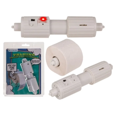 Mówiący Uchwyt na Papier Toaletowy z Funkcją Nagrywania