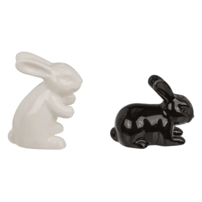 Zakochane Króliczki - Solniczka i Pieprzniczka - Zabawny Zestaw