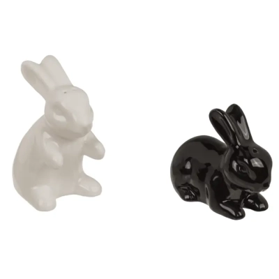 Zakochane Króliczki - Solniczka i Pieprzniczka - Zabawny Zestaw