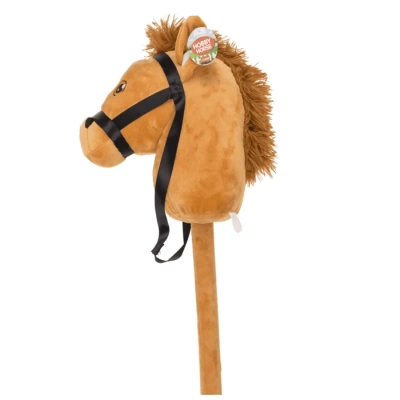 Hobby Horse Brązowy Konik dla Dzieci - 75 cm