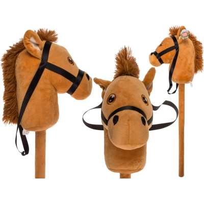 Hobby Horse Brązowy Konik dla Dzieci - 75 cm