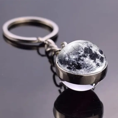 Brelok Księżyc - Prezent dla Fanów Kosmosu