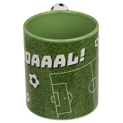 Kubek Piłkarski Gol z Obrotową Piłką Nożną - Gadżet Sensoryczny dla Kibica