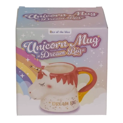 Kubek Jednorożec 375 ml z napisem „Dream Big” - Prezent dla Dziewczynki