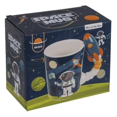 Kubek Kosmonauty z Rakietą 375 ml - Prezent dla Chłopca