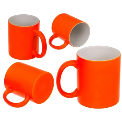 Neonowy Kubek - Intensywny Pomarańczowy 350 ml