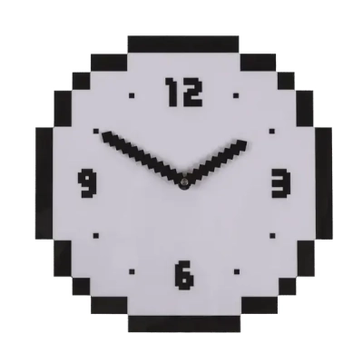Zegar Ścienny Pixel Retro dla Miłośników Gier