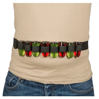 Pas na Shoty z 8 Buteleczkami - Zabawny Dodatek na Imprezę