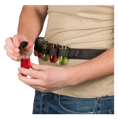 Pas na Shoty z 8 Buteleczkami - Zabawny Dodatek na Imprezę