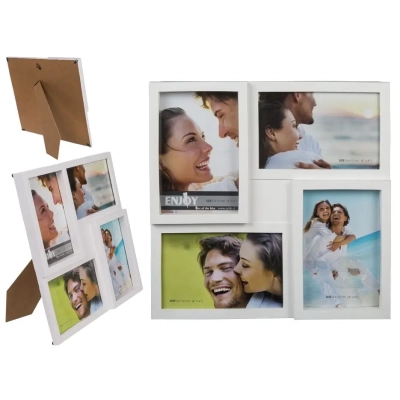 Ramka na 4 Zdjęcia o wielkości 10x15 cm z Podstawką