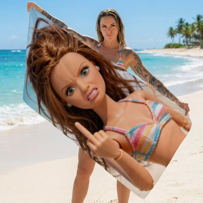 Ręcznik Kąpielowy Barbie Mood - Śmieszny Prezent dla Przyjaciółki