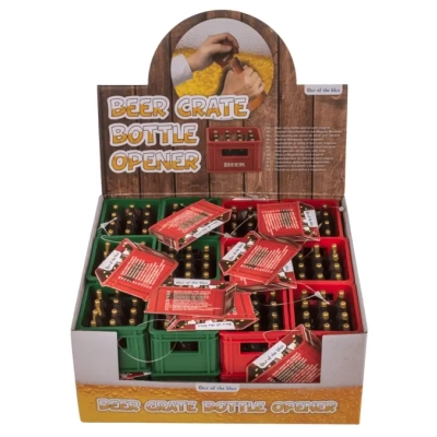 Otwieracz do Butelek z Magnesem na Lodówkę - Skrzynka Piwa