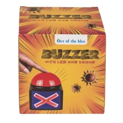 Przycisk Brzęczyk - Buzzer z Czerwonym Światłem i Dźwiękiem