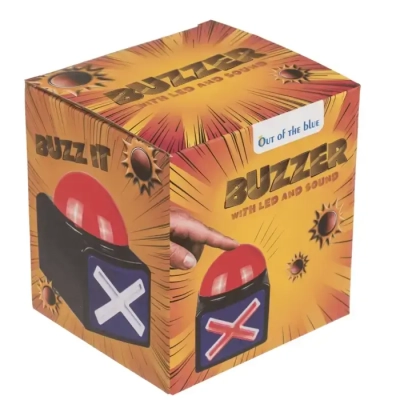 Przycisk Brzęczyk - Buzzer z Czerwonym Światłem i Dźwiękiem