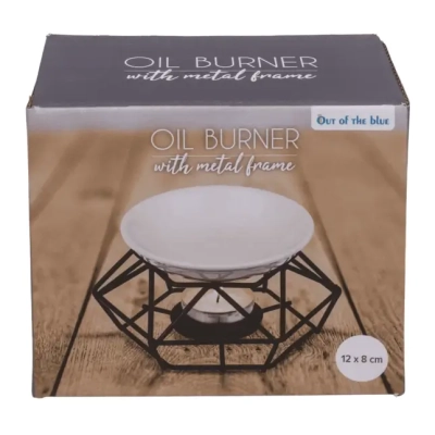 Kominek do Olejków Zapachowych z Metalową Podstawą - Aromaterapia