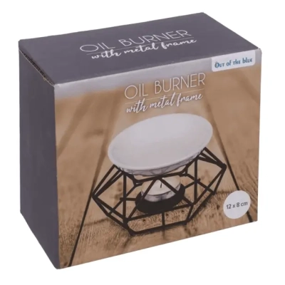 Kominek do Olejków Zapachowych z Metalową Podstawą - Aromaterapia