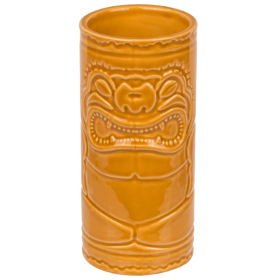 Ceramiczny Kubek TIKI do Drinków - POMARAŃCZOWY
