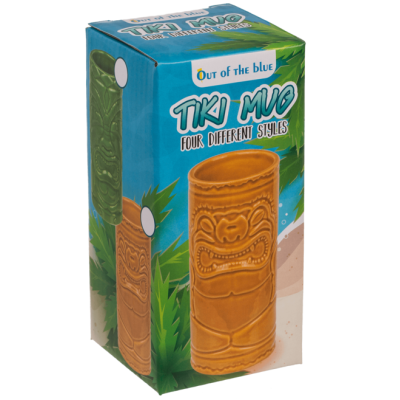 Ceramiczny Kubek TIKI do Drinków - CZARNY