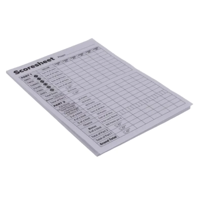 Zestaw do Gry w Kości - 5 Kostek, Kubek i Notes