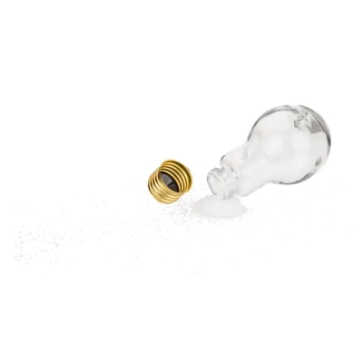 Solniczka lub Pieprzniczka w kształcie Żarówki - Szklane Przyprawniki