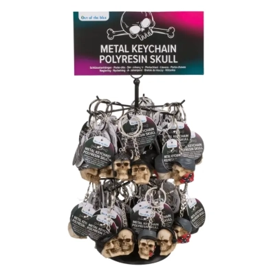 Metalowy Brelok Czaszka - Prezent dla Fanów Horroru i Gotyckich Klimatów